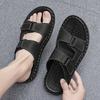 Fashion CYYTL Mens Slippers Summer Casual Shoes Beach Sandals Outdoor Slides Leather Walking Comfort Luxury Designer Fashion Lightweight