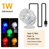 LED Submersible Fish Tank Spotlight, Waterproof Remote-Controlled Seven-Color Light for Aquatic Plants, Small Aquarium and South American Landscaping.
