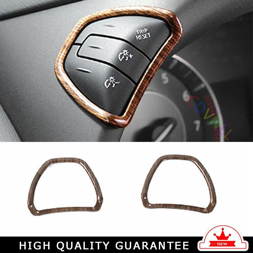 Inner Speedometer lights Adjust Frame For Nissan Armada Y62 2017-2020 Wood Grain