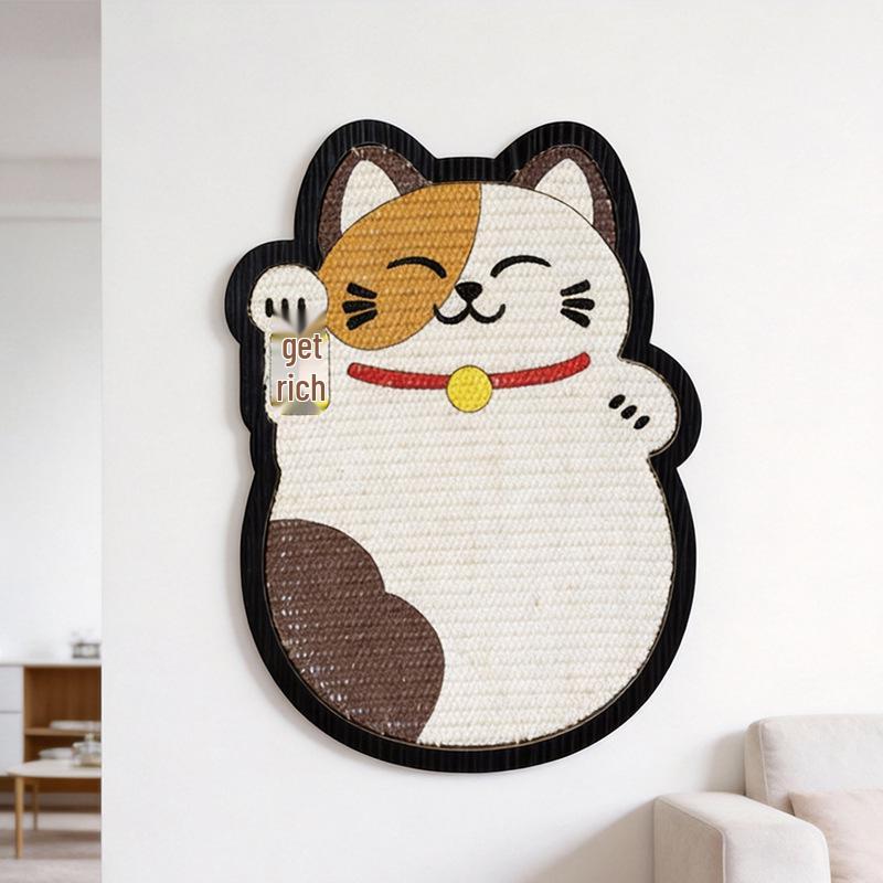 Sisal Cat Scratching Board Toy - Space-Saving, No Shedding, Durable Vertical Cat Tree, Exclusive Hot Seller Sisal Cat Scratching Board