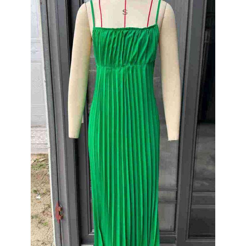 In Stock 2025 Summer New Arrival Europe and America Cross Border Suspender Skirt Women's Clothing Sexy Silm Elegant Pleated Dress Women's