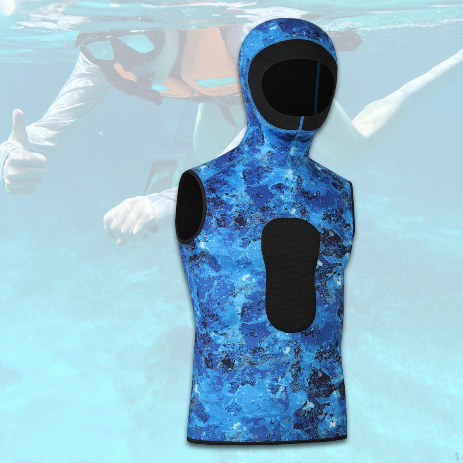 

Neoprene Wetsuit Hooded Vest Gift Versatile Multifunction Adult for Men Women XXXL