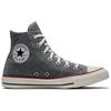 Converse Chuck Taylor All Star Stone Wash Unisex High Canvas Shoes Comfort Versatile Wear-resistant Gray Black 159537C