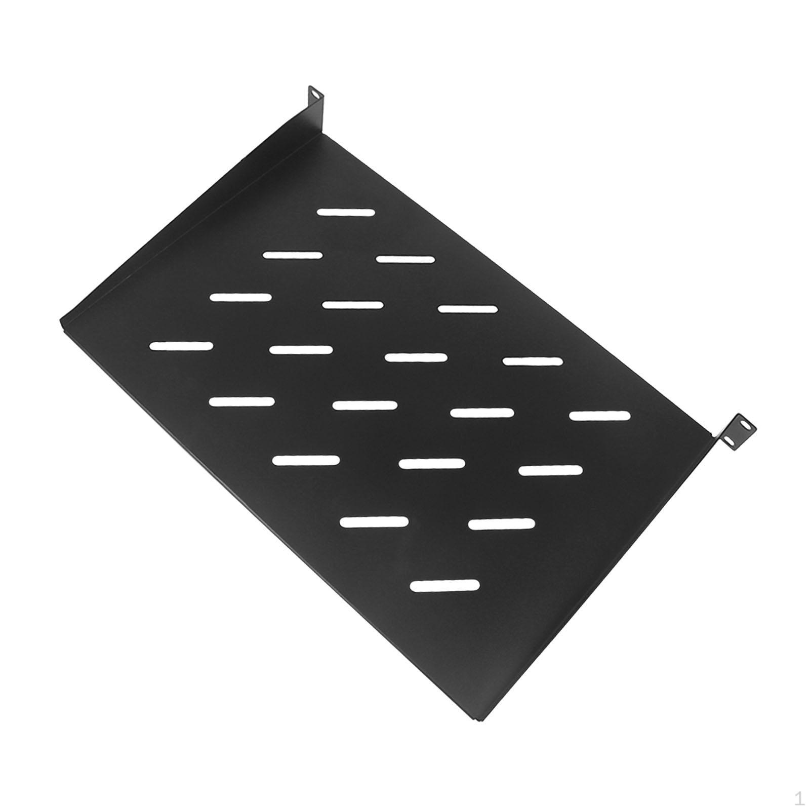 

Server Rack Shelf ,Heavy Duty Steel ,Disassembled, Mounting ,Vented Cantilever Mount for 19 Depth 20 cm