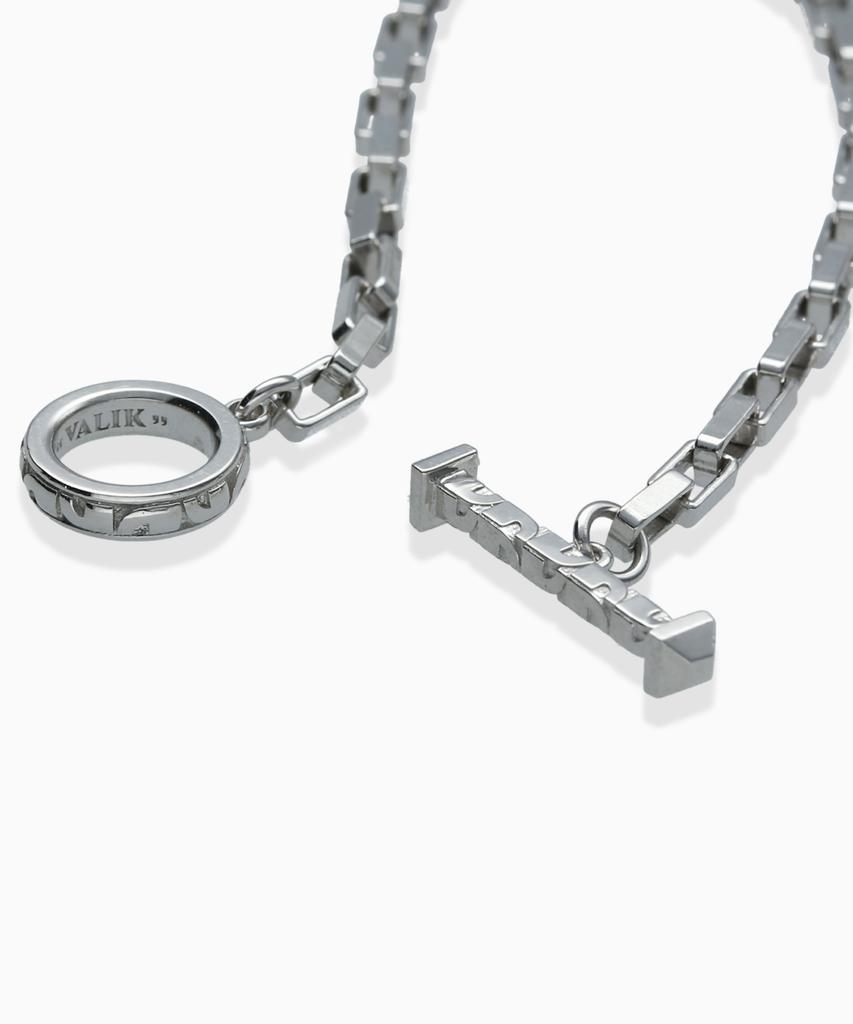 Valik [925 Silver] No.06-2 Signature Toggle Bar Bracelet