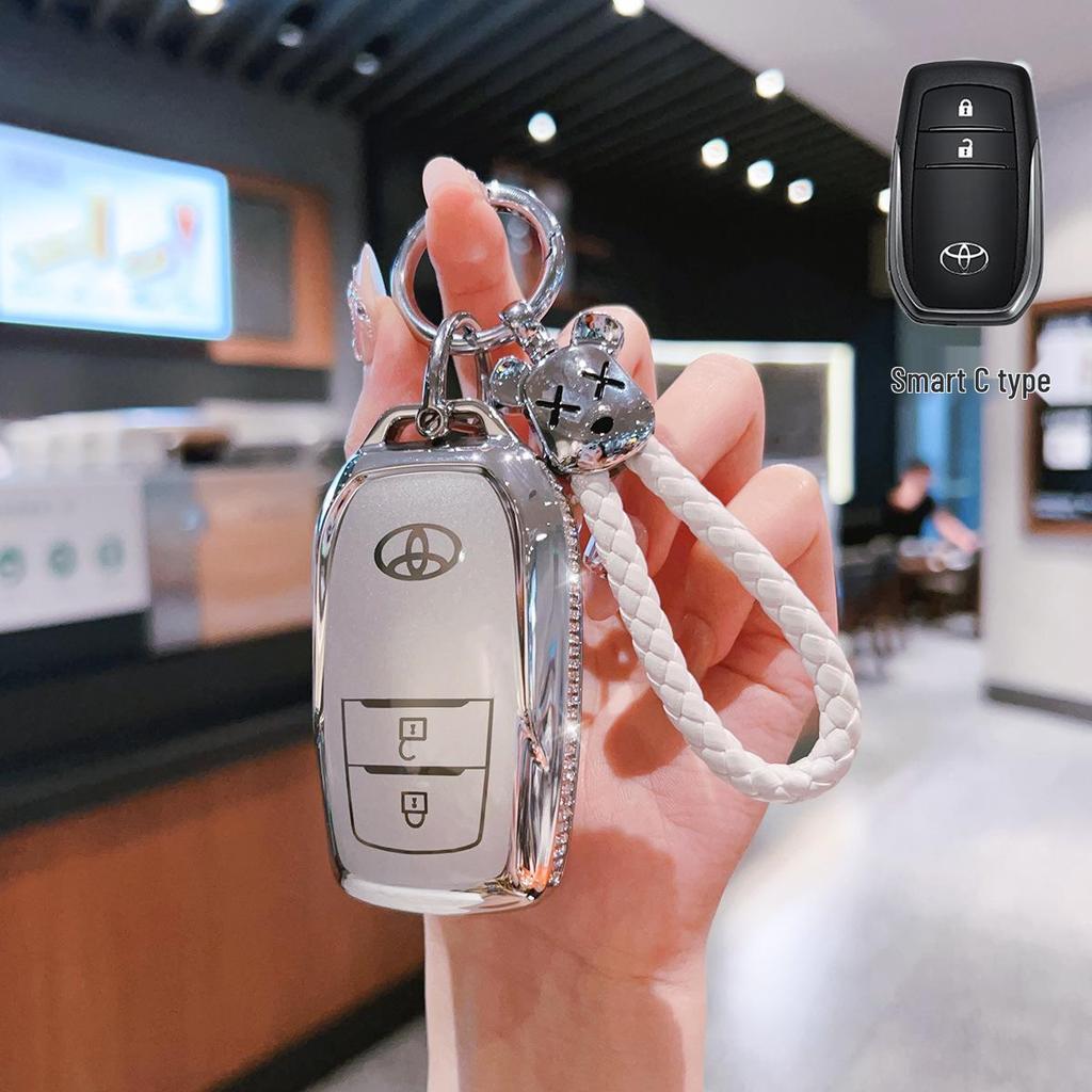 Key Cover for Toyota: Camry, Corolla, RAV4, Fengfan, Highlander, Asia Dragon, Velanda - Women's Edition