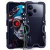 Zimon Luxury Armor Metal Aluminum Phone Bumper For Realme P4 Narzo70 P1 Narzo 70 Pro Cover Mechanical Purely Handmade Skull Case