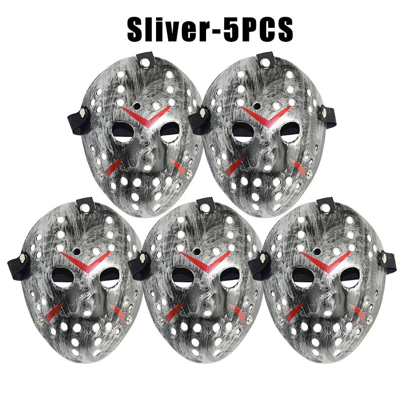 Dual Holiday Horror Mask Resin Terrifying Death Face Halloween Christmas Masquerade Prop Adjustable Haunting Wearable
