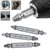 6Pcs Damaged Screw Extractor Broken Bolt Stripped Set Double Head Tool Disassemble Stud Slip Teeth Demolish Remover