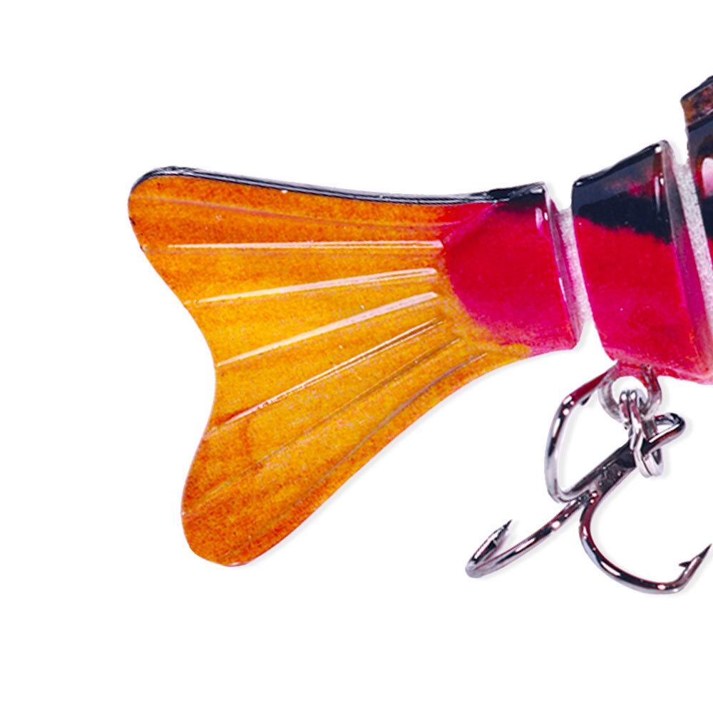 14 Buc 9.7cm/14.7g Năluca de Pescuit Scufundătoare Multi-Sector Prinde Păstrăv, Biban & Mai Mult cu Momeală Bionică Cârlig Dublu Ascuțit Momeală Nălucă de Pescuit