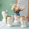 3D Pretty Girl Gypsum Silicone Molds for Making Succulent Plant Flower Pot
