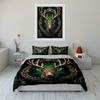 Elegant Deer Three-Piece Art Set Kid'S And Adults' Bedroom Decor, Exquisite Three-Piece Bedding Set Gift