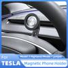 Car Magnetic Phone Holder for Tesla Model 3 Highland Model Y Juniper ABS Adujustable Steering Wheel Phone Mount Base Bracket