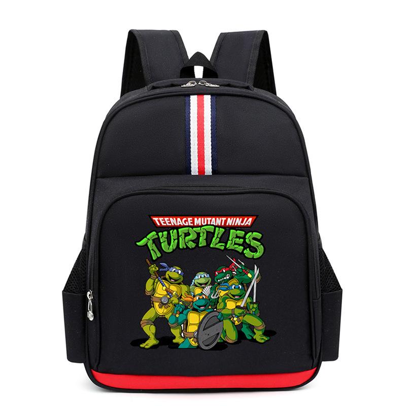 

Hot Sale Teenage Mutant Ninja Turtles Cartoon Printed Backpack Elementary and Secondary School Students Outdoor Leisure Large Capacity Average size