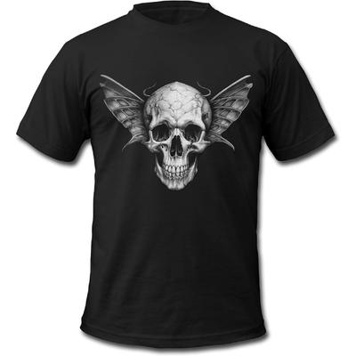 Bands and Bones Butterfly 1 Skull Gothic Men's T-Shirt