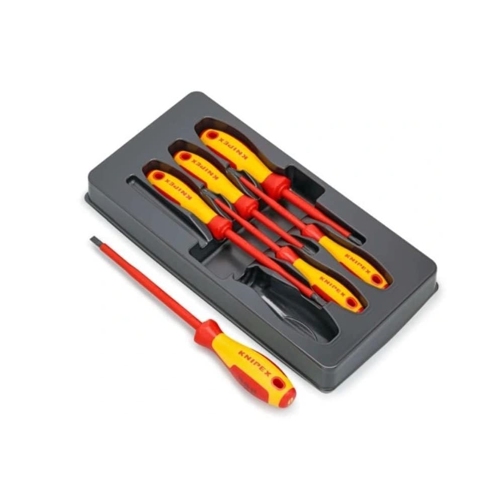 KNIPEX Insulated Screwdriver 002012V01 6-Piece Set,