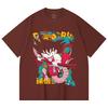 230 Gsm 100% Cotton Dragon Ball V35 Goku Print Unisex Heavy Cotton T Shirt