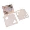 Plastic Embossing Folder Flower Painting Stencils Scrapbooking Template for Card