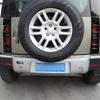 Stainless Steel For Land Rover Defender 110 -2024 External Rear Bumper Guard Plate Protect Cover Accessories Black and Silve
