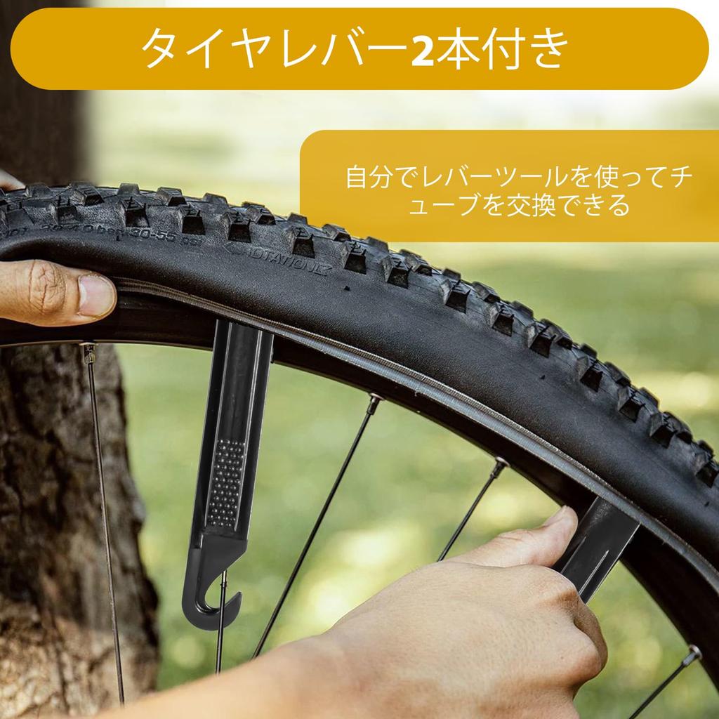 Two Bicycle Inner Tubes with 48mm Presta Compatible with 26 x Tire for Mountain Bikes 26-inch Valves, 1.75/1.9/1.95/2.0/2.1/2.125 Tubes,