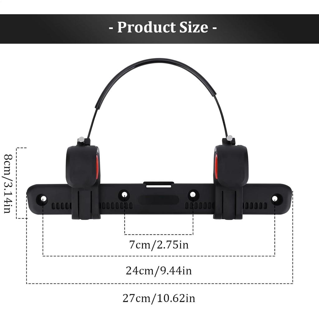 Bike Bag Buckle Motorcycles Side Bag Buckle Clip Bicycle Saddle Rack Accessories for Bike Motorcycles Motocross Motorbike Dirt