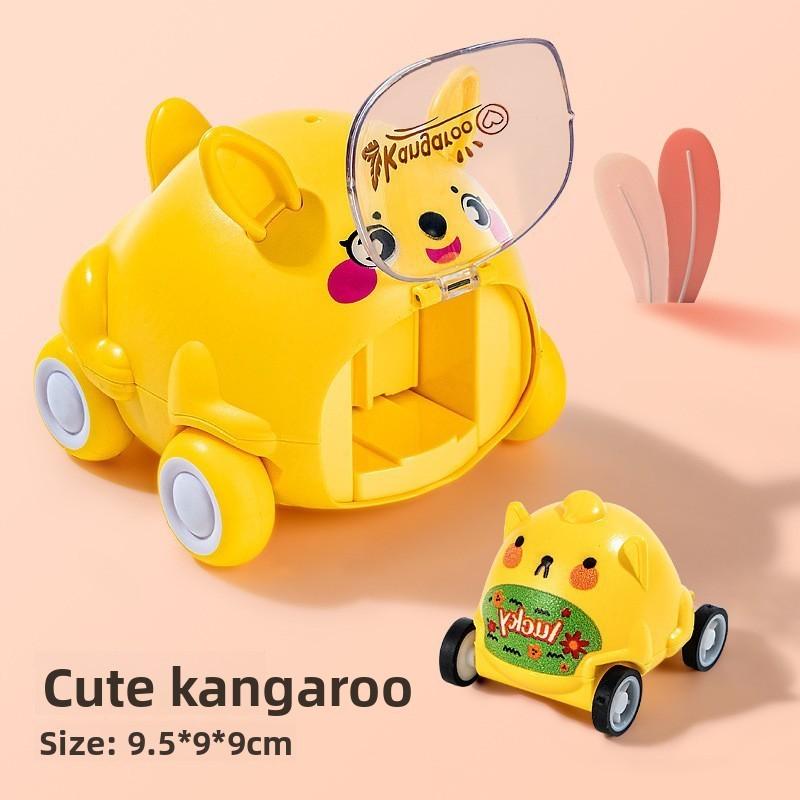 Animal Inertia Toy Car With Launching Function For Kids Play And Development