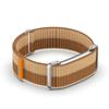 Metal Protective Case Nylon Strap For Fitbit Air Ultra-Slim Feather-Light Breathable Quick Release Replacement Wrist Band