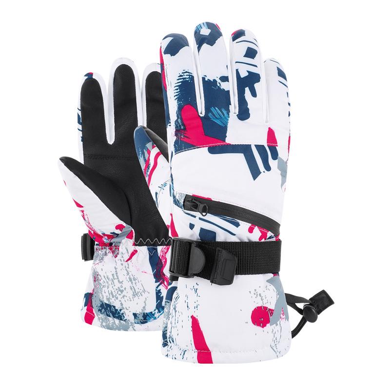 

Unisex Winter Ski Gloves: Warm, Touchscreen-Compatible for Outdoor Activities like Mountaineering, Cycling, and Motorcycling XL