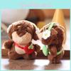 Cute Animal Plush Toy For Bags And Keys With Short Pile Fabric
