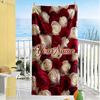 Rose Customize Your Name Beach Towel Soft Durable Quick-Dry Suitable for Sports Travel Swimming Yoga Bathroom Beach And Pool