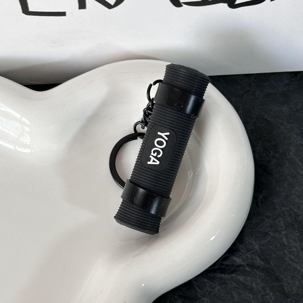 Miu Series Dumbbell Plate Keychain: Trendy Fitness Accessory & Sports Jewelry Gift