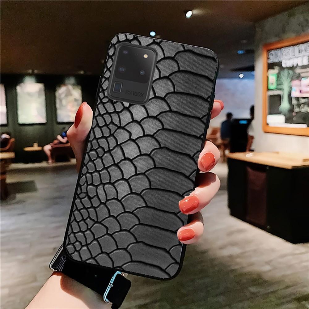Snake Skin Phone Case For Samsung S 9 10 20 21 22 23 30 23 24 plus lite Ultra FE S10lite Fundas