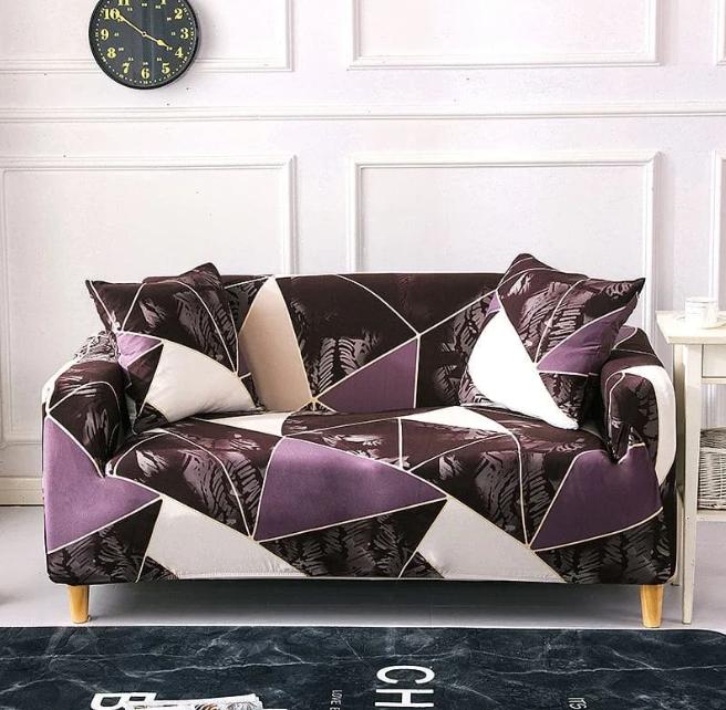 S-emiga Floral Printed Sofa Covers for Living Room Elastic Stretch Slipcover Sectional Corner Sofa Covers 1/2/3/4-seater
