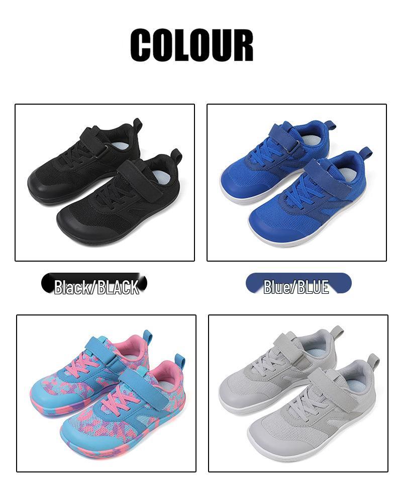 Children's Wide-Toe Barefoot Non-Slip Breathable Outdoor Sports Shoes