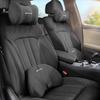 Car Headrest Neck Support Seat Lumbar Cushion Breathable Soft Neck Pillow Auto Accessories For Mercedes Benz AMG A B C E G CLA