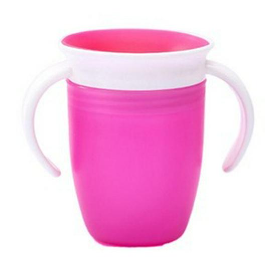 Leak-Proof 360° Toddler Sippy Cup with Handles - Anti-Choke, Drop-Resistant, Lightweight Design