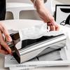 Stainless Steel Tissue Box, Artistic Pull-Paper Dispenser with Irregular Design - Desktop/Living Room Napkin Holder & Tissue Distributor