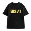 Nirvana Mens Logo Short-Sleeved Long Pyjama Set