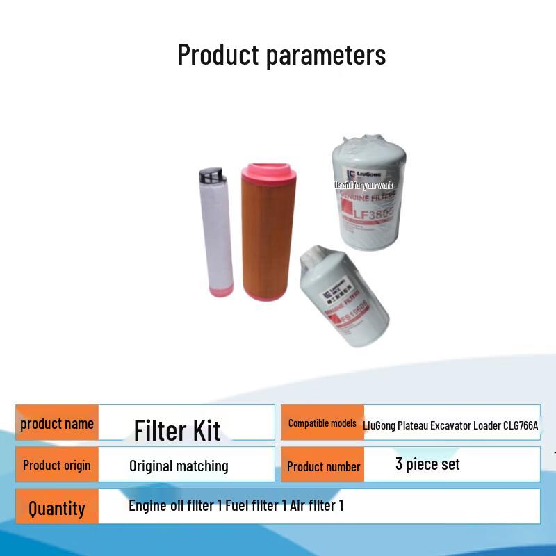 Tinglong 3-Filter Set for Liugong CLG766A