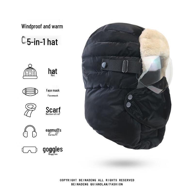 

HANDUNYOU Winter Cycling Earflap Hat