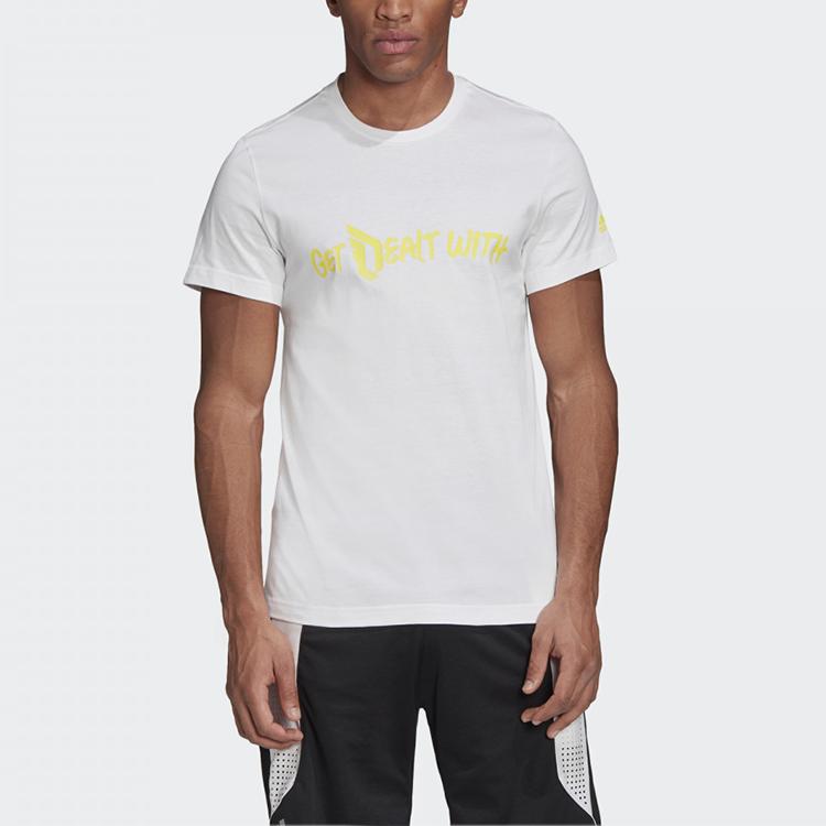 Adidas Dame Hecklers Short Sleeve T-Shirt Men Tops White GD8715