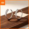 925 Sterling Silver Vintage Earrings For Women Trendy Vintage Round Zircon Earring Jewelry Prevent Allergy Party Accessories