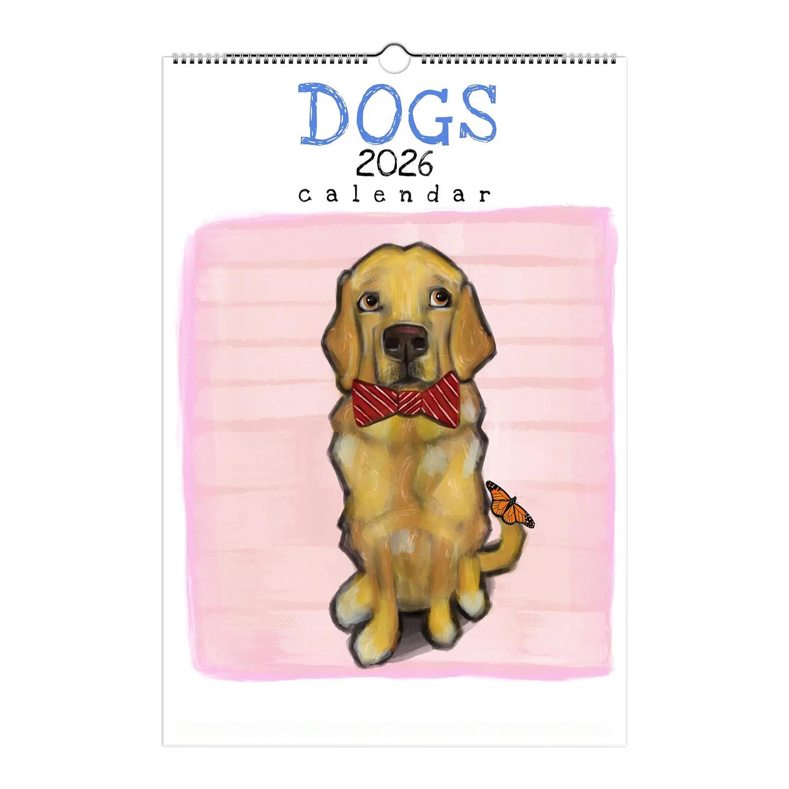 

A Fun Calendar Featuring Dog Illustrations, It Makes The Perfect Gift For A Colleague Or Close Friend. One Size