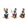 Rajasthani Musicians Handmade Decorative Gift Item Showpiece In Iron for Home Décor - 5.5 Inch