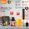 EU Standard 4-in-1 Handheld Electric Food Processor: Juicer, Meat Grinder, Egg Beater, Kitchen Wired