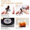 Reusable K Cups Pods Stainless Steel coffee capsule shell Compatible Refillable Coffee Filters Coffee Makers Coffee Accessories