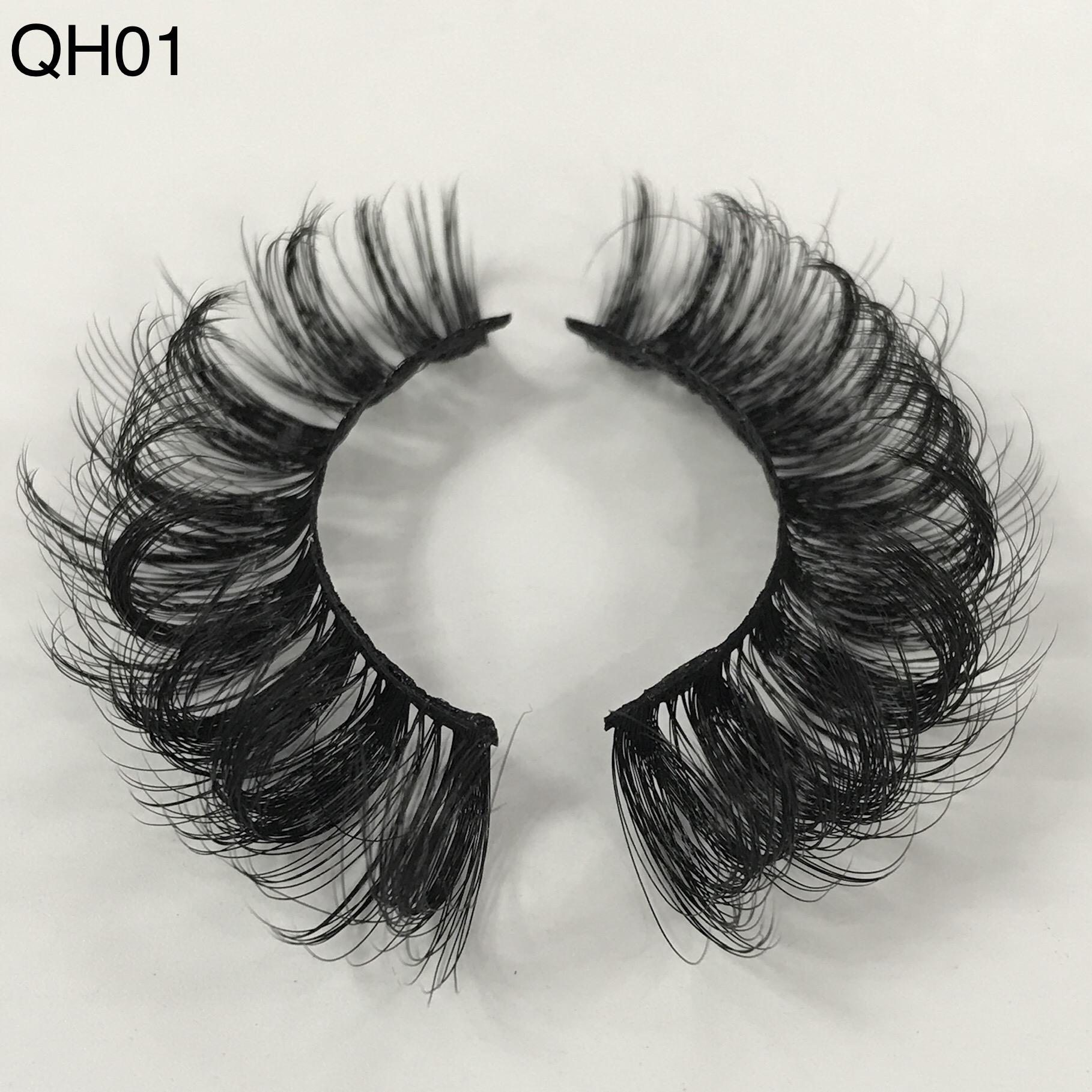 Soft and Light 12mm Real Mink Natural Fluffy Wispy Lashes Eyelashes Natural Look lashes box&Mix