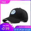VW GTI GOLF 2026 Гаряча для VW VOLKSWAGEN Новий автомобіль Кепка Бейсболка Козирок Регульована Унісекс Літня Кепка для тата Захист від сонця Спортивна Бейсболка