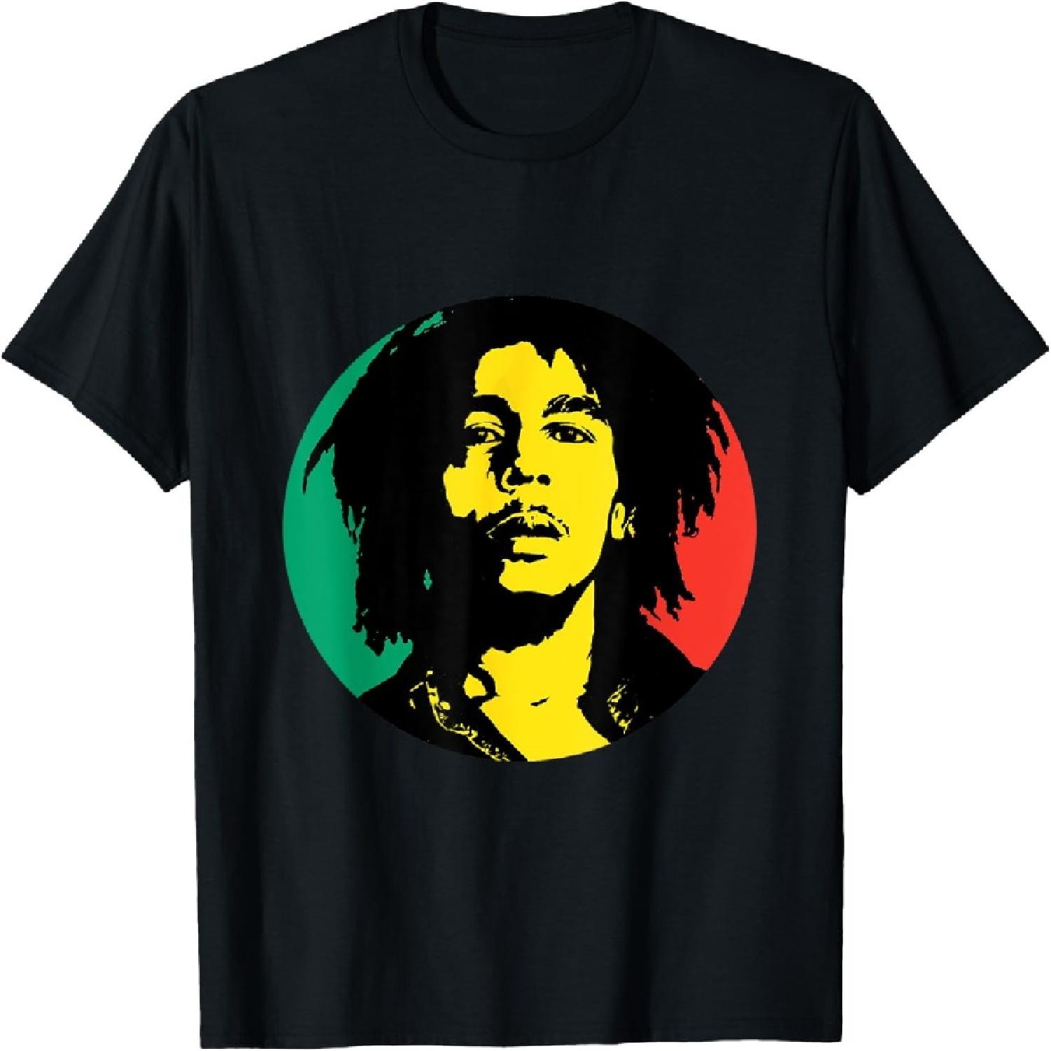 

Футболка Bob Marley Rasta Circle XXXXXL чёрный