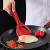 Yousheng 2-in-1 Nylon Spatula Tongs Double-Headed Frying And Baking Tongs Heat-Resistant Kitchen Utensil with Long Handle